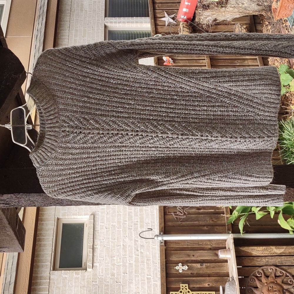 Cable knit sweater